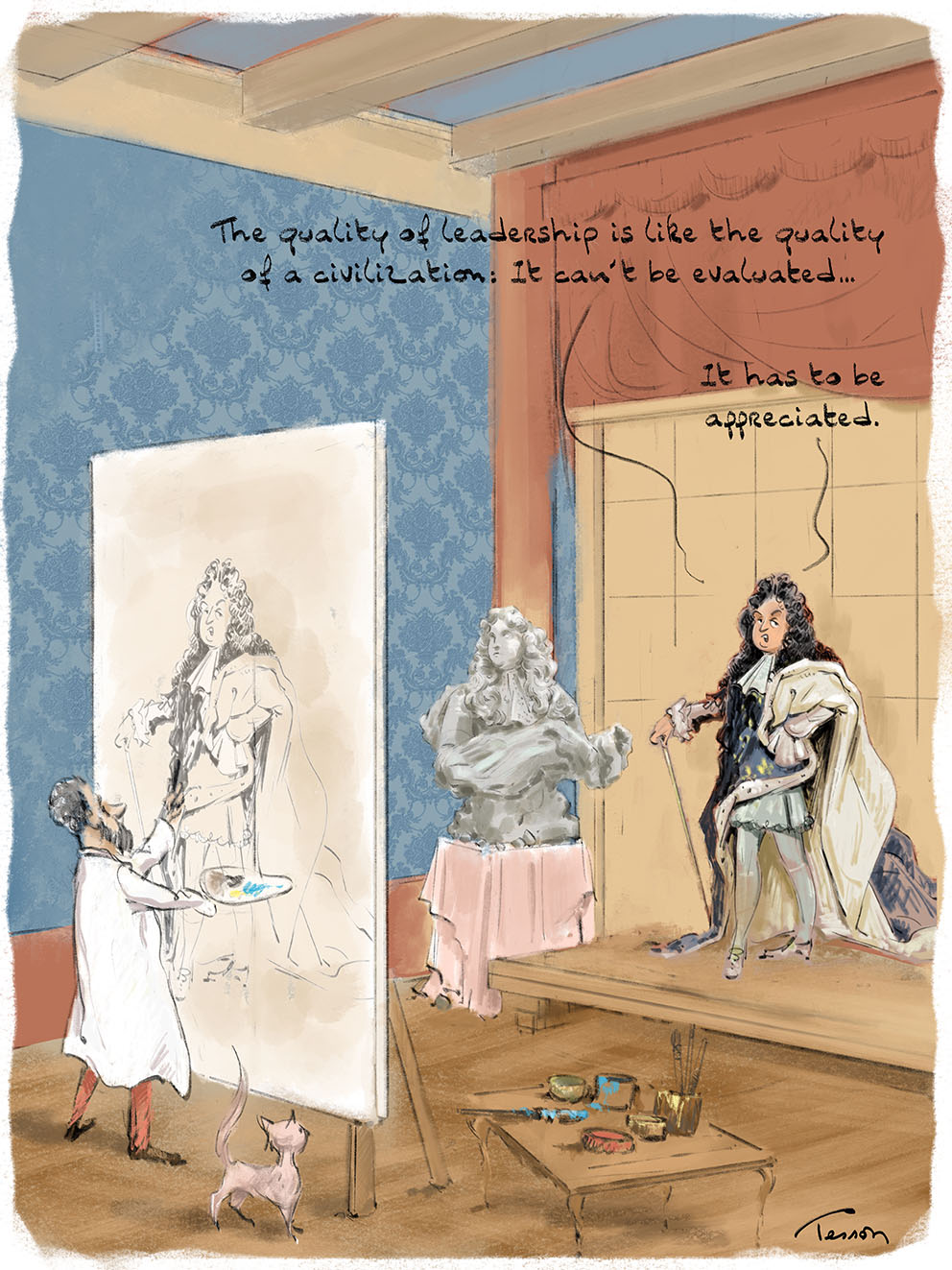 Leadership cartoon
