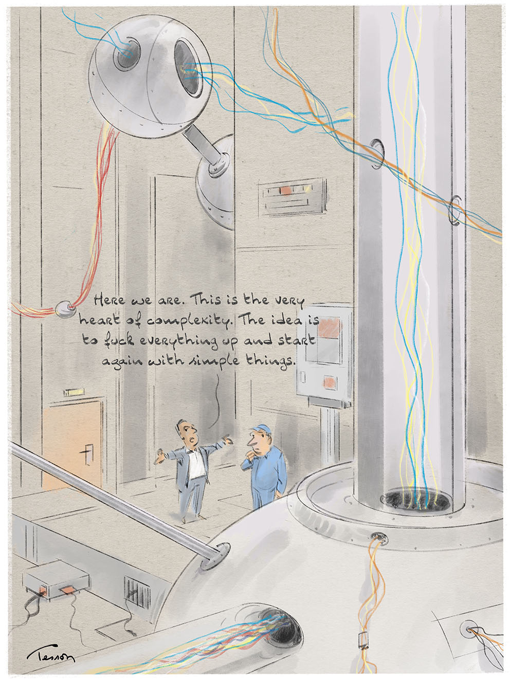 technology cartoon
