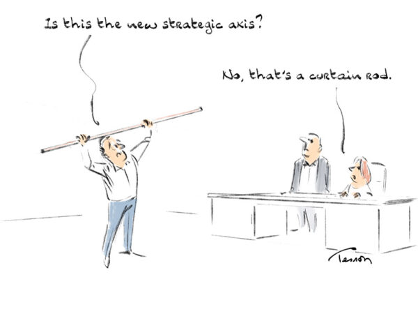 Strategy cartoon
